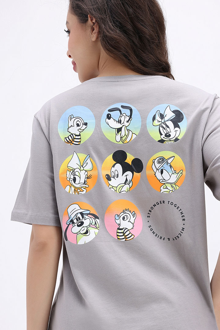 Zivame Disney Knit Cotton Lifewear Set - Black Beauty — image 6